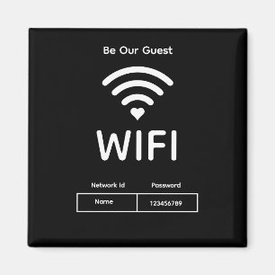Aimant Mot de passe de notre wifi invité