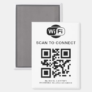 Aimant Mot de passe Wifi Analyse du code QR pour se con