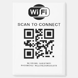 Aimant Mot de passe Wifi   Analyse du code QR pour se con