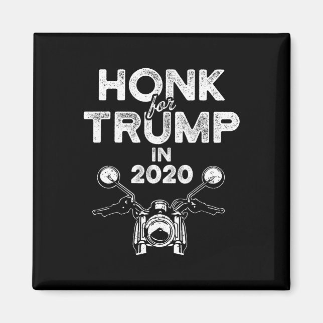 Aimant Motards pour Pro Trump 2020 Klaxonner Motard  (Devant)