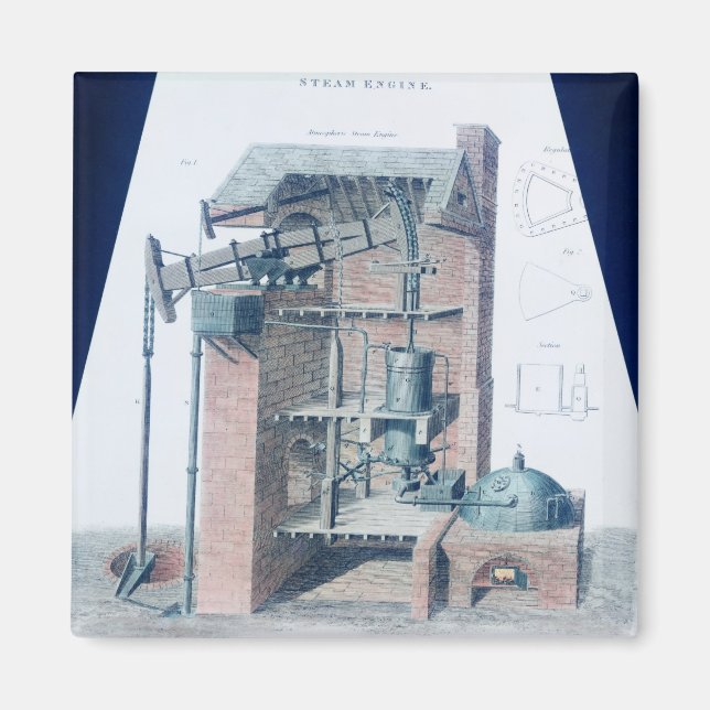 Aimant Moteur à vapeur atmosphérique (Devant)