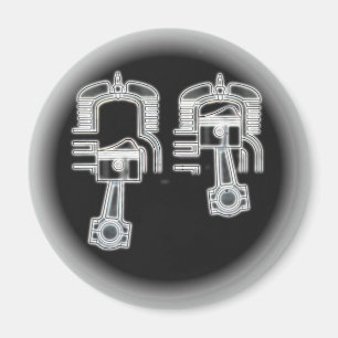 Aimant Moteur de course de deux