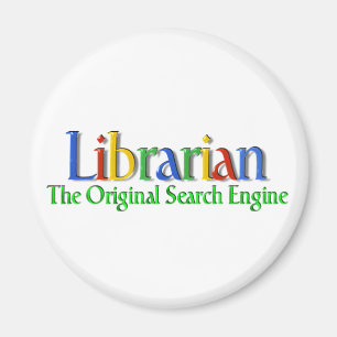 Aimant Moteur de recherche original du bibliothécaire