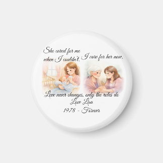 Aimant Mother's Day Elders Care  Throw Pillow