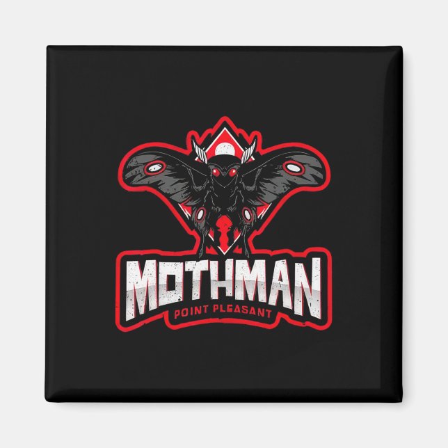 Aimant Mothman drôle Point Pleasant _1  (Devant)