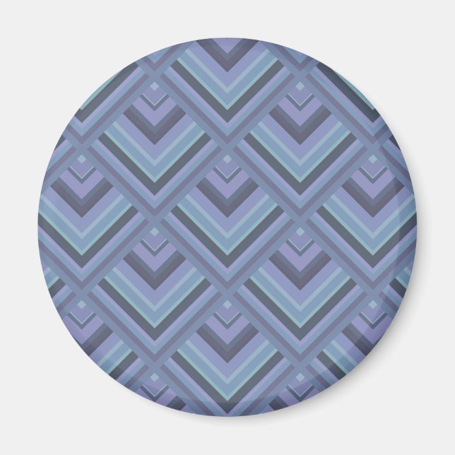 Aimant Motif à échelle gris bleu (Devant)