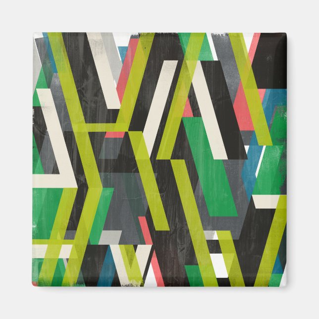 Aimant Motif à flux de suspension diagonal (Devant)