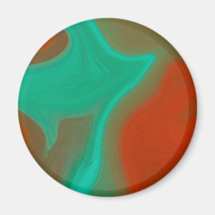 Aimant motif abstrait