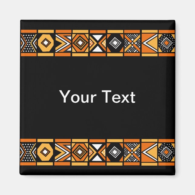 Aimant Motif africain (Devant)