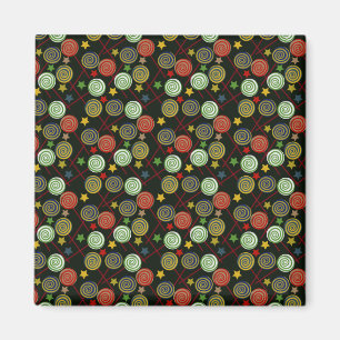 Aimant Motif bonbons Motif sucettes sucette 28