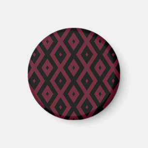 Aimant Motif bourguignon et diamant noir
