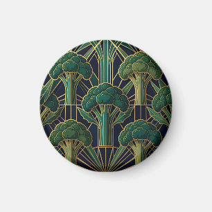 Aimant Motif Brocoli Art Déco