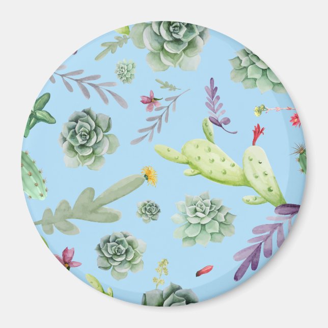 Aimant Motif Cactus 10 (Devant)