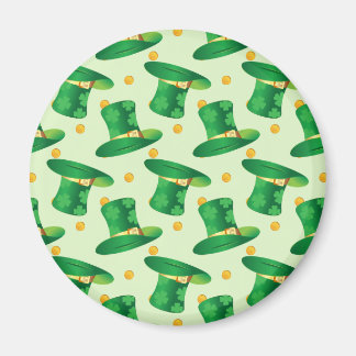 Aimant Motif Casquette irlandais vert, design du jour st 