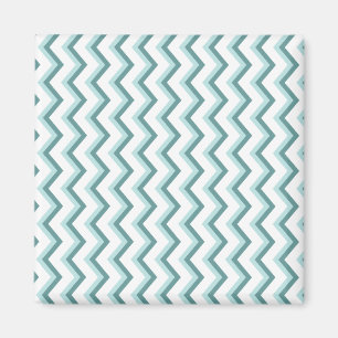 Aimant Motif Chevron ZigZag dans Mint Green