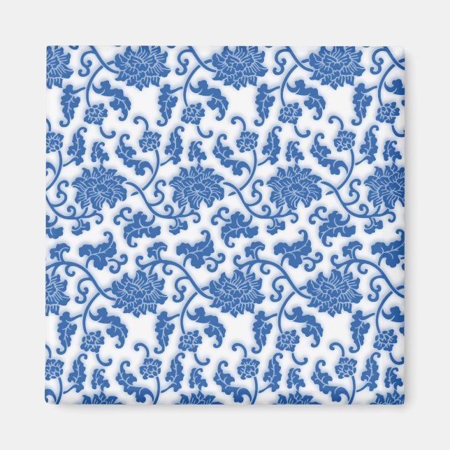 Aimant Motif chinois de porcelaine (Devant)