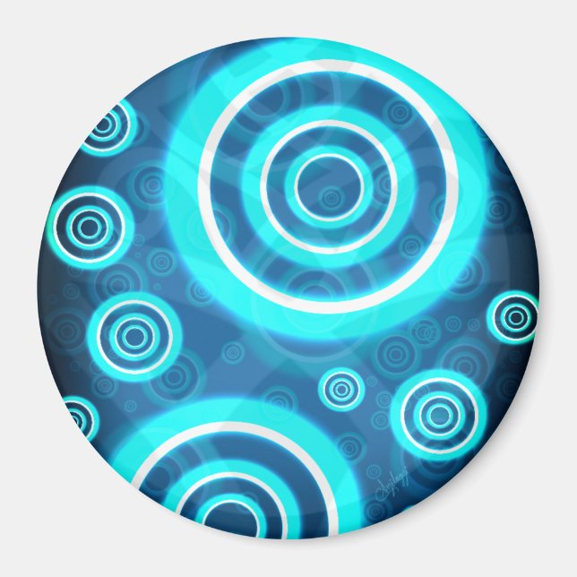 Aimant Motif circulaire (Devant)