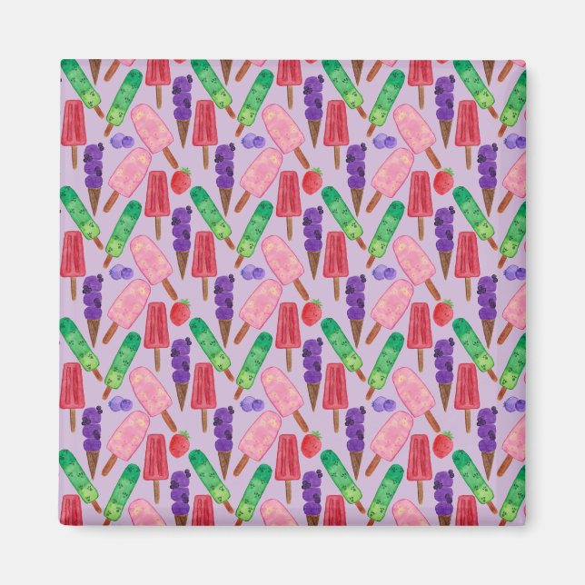 Aimant Motif crème glacée | motif Lollies | lollipop 21 (Devant)