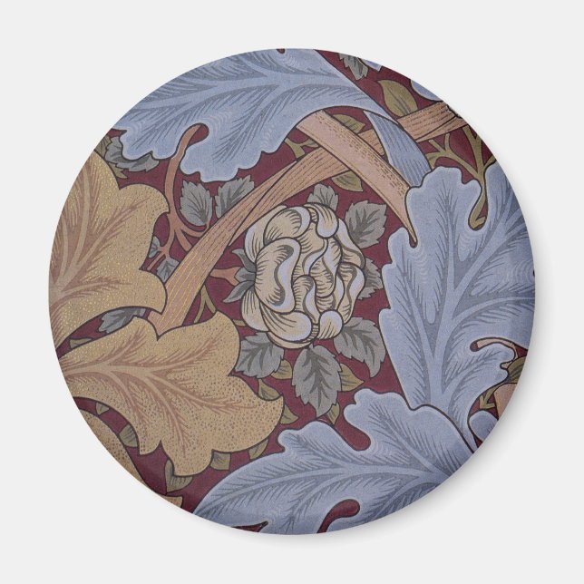Aimant Motif d'acanthe St. James par William Morris (Devant)