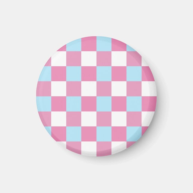 Aimant Motif damier (Devant)