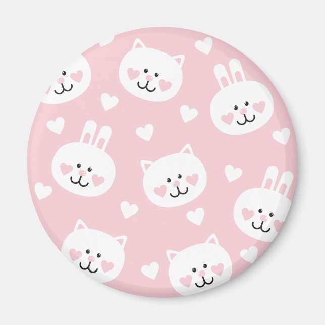 Aimant Motif d'amour 2 (Devant)