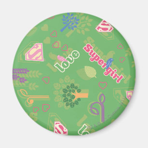 Aimant Motif d'amour de Supergirl