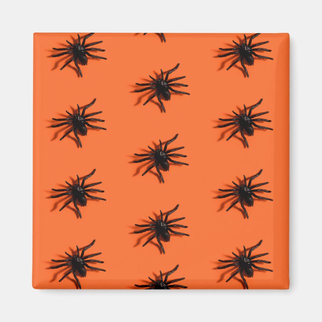 Aimant Motif d'araignée d'Halloween (Devant)