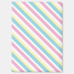 Aimant Motif de bandes de couleurs cool