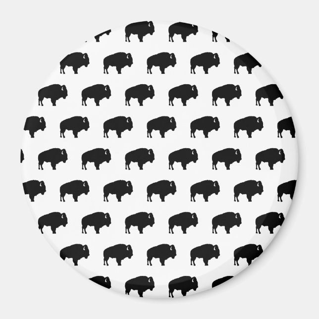 Aimant motif de bison (Devant)