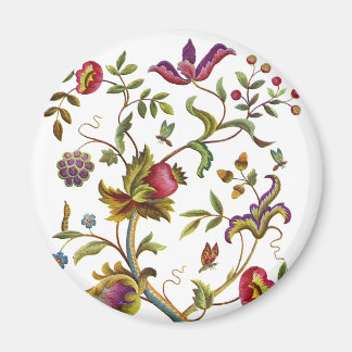 Aimant Motif de broderie de l'arbre de vie traditionnel