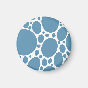 Aimant Motif de bulle bleue