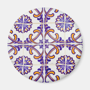 Aimant Motif de carreaux de près, Portugal