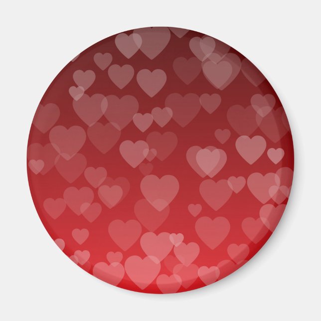 Aimant Motif de coeur 19 (Devant)