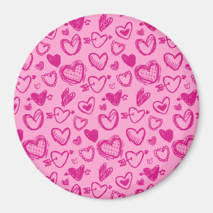 Aimant Motif de coeur 58