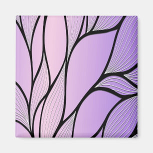 Aimant Motif de congé créatif Pearlescent violet