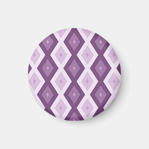 Aimant Motif de diamant violet