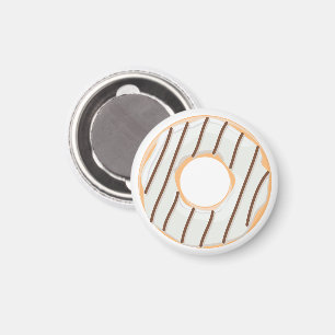 Aimant Motif de Donuts Colorés Rétro pour une Fête Amusan