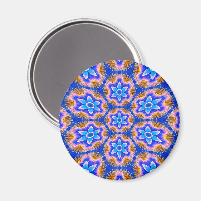 Aimant Motif de fleurs de fleur mignonne (Recto/Verso)