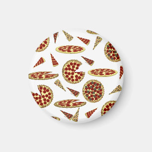 Aimant Motif de l'amateur de pizza
