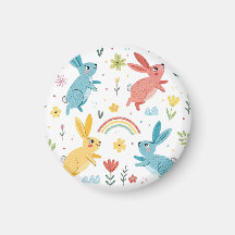 Motif de lapin mignon