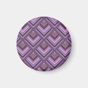 Aimant Motif de l'échelle des bandes de mauve