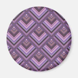 Aimant Motif de l'échelle des bandes de mauve