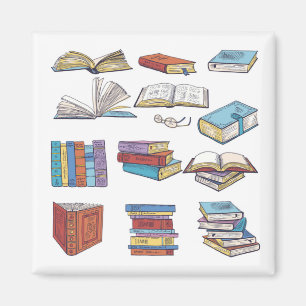 Aimant Motif de livre