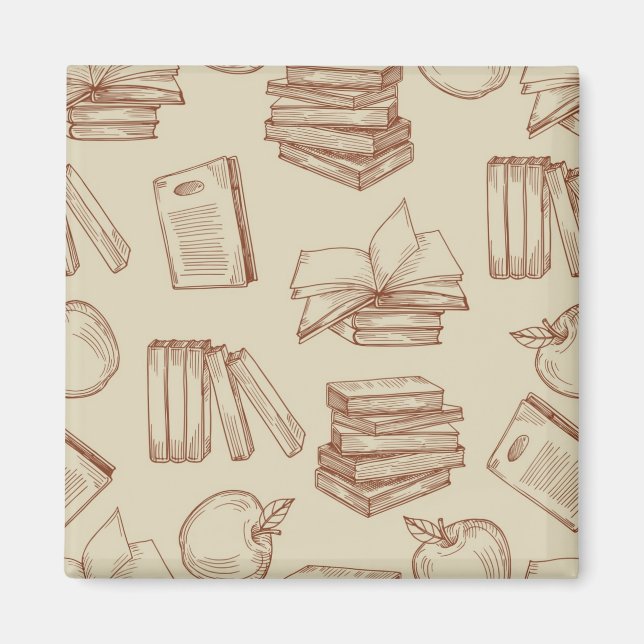 Aimant Motif de livre (Devant)