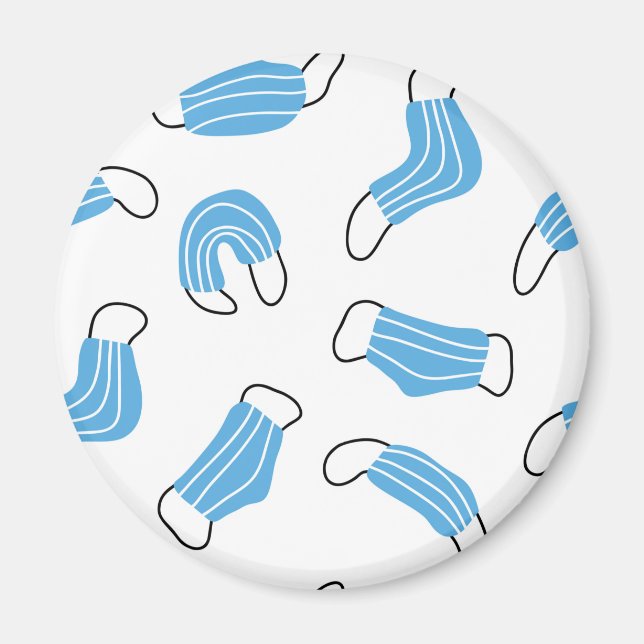 Aimant motif de masque Médicale (Devant)