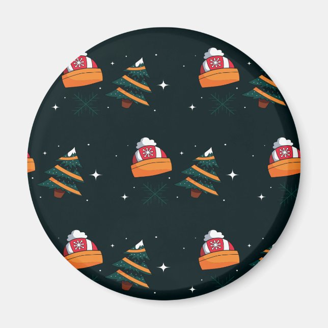 Aimant Motif de Noël 91 (Devant)