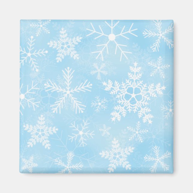 Aimant Motif de Noël Snowflake (Devant)