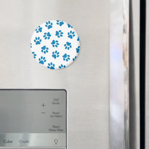 Aimant Motif De Pailles, Paniers De Chien, Paniers Bleus