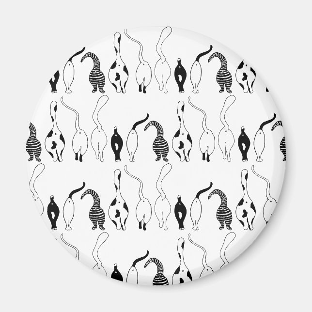 Aimant Motif des boutons de chat (Devant)