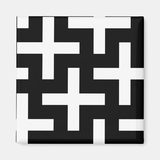 Aimant Motif des murs Abstraits (Devant)